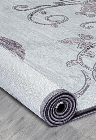 ALLURE 17345B GREY CKN. LILA 6 carpet-room