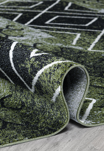 LYCRA EF02A GREEN ANTRASIT 5 carpet-room